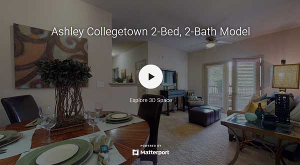 Ashley Collegetown 2-Bed, 2-Bath Model